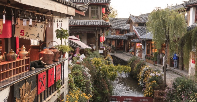 Старый город в Лицзяне, Китай