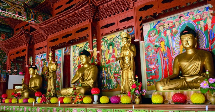 Буддийский храм Бохён, КНДР