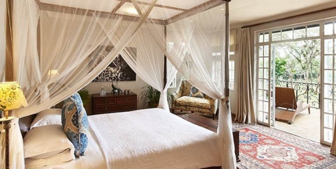 Кaren Blixen Suite, Эксклюзивный бутик-отель Giraffe Manor - Найроби, Кения